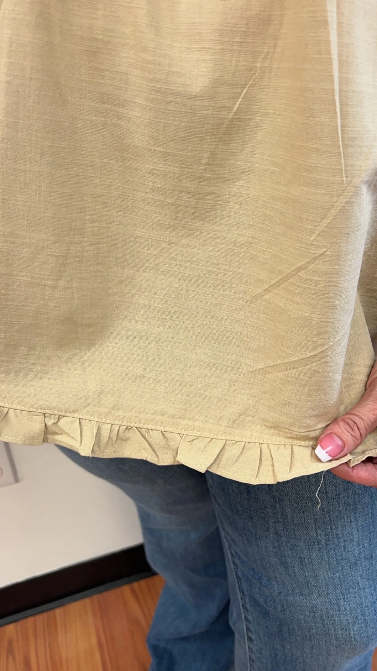 Hayden Curvy Pintuck Blouse