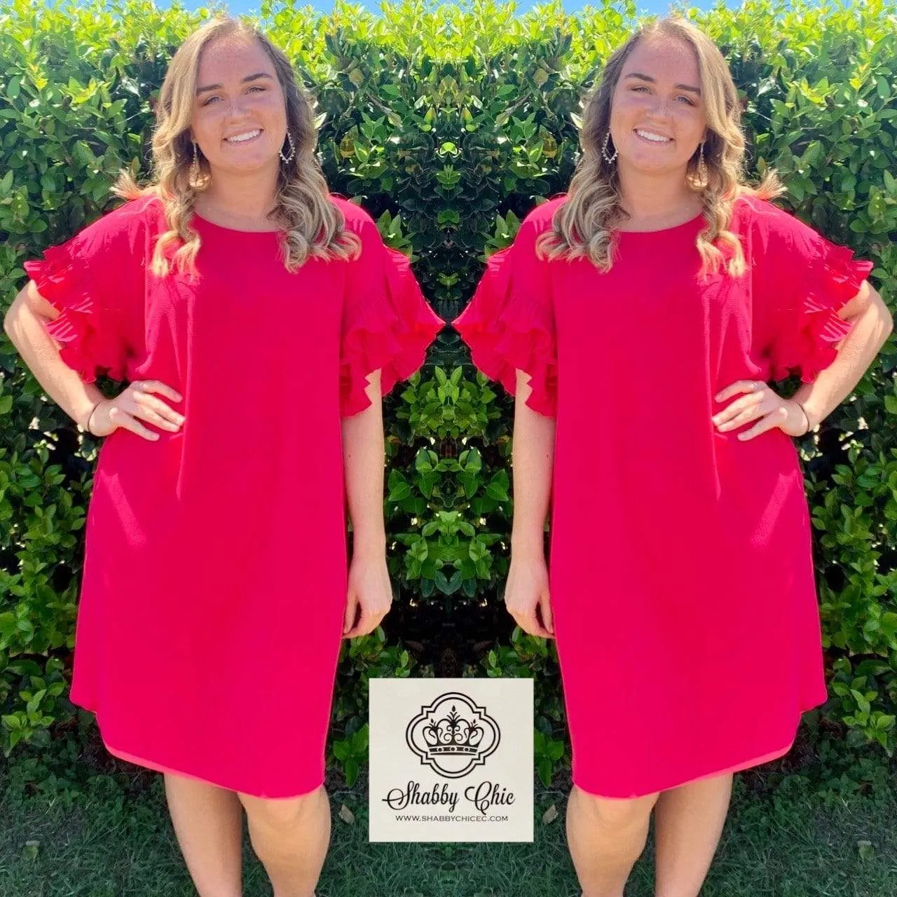 Hot Pink Ruffle Delight