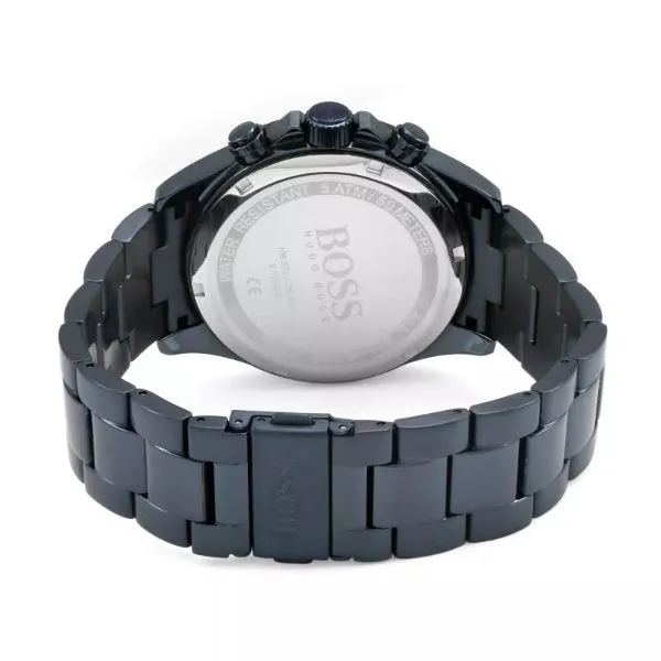 HUGO BOSS Hero Sport Lux Blue Stainless Steel Blue Dial Chronograph Quartz Watch for Gents - HUGO BOSS 1513758