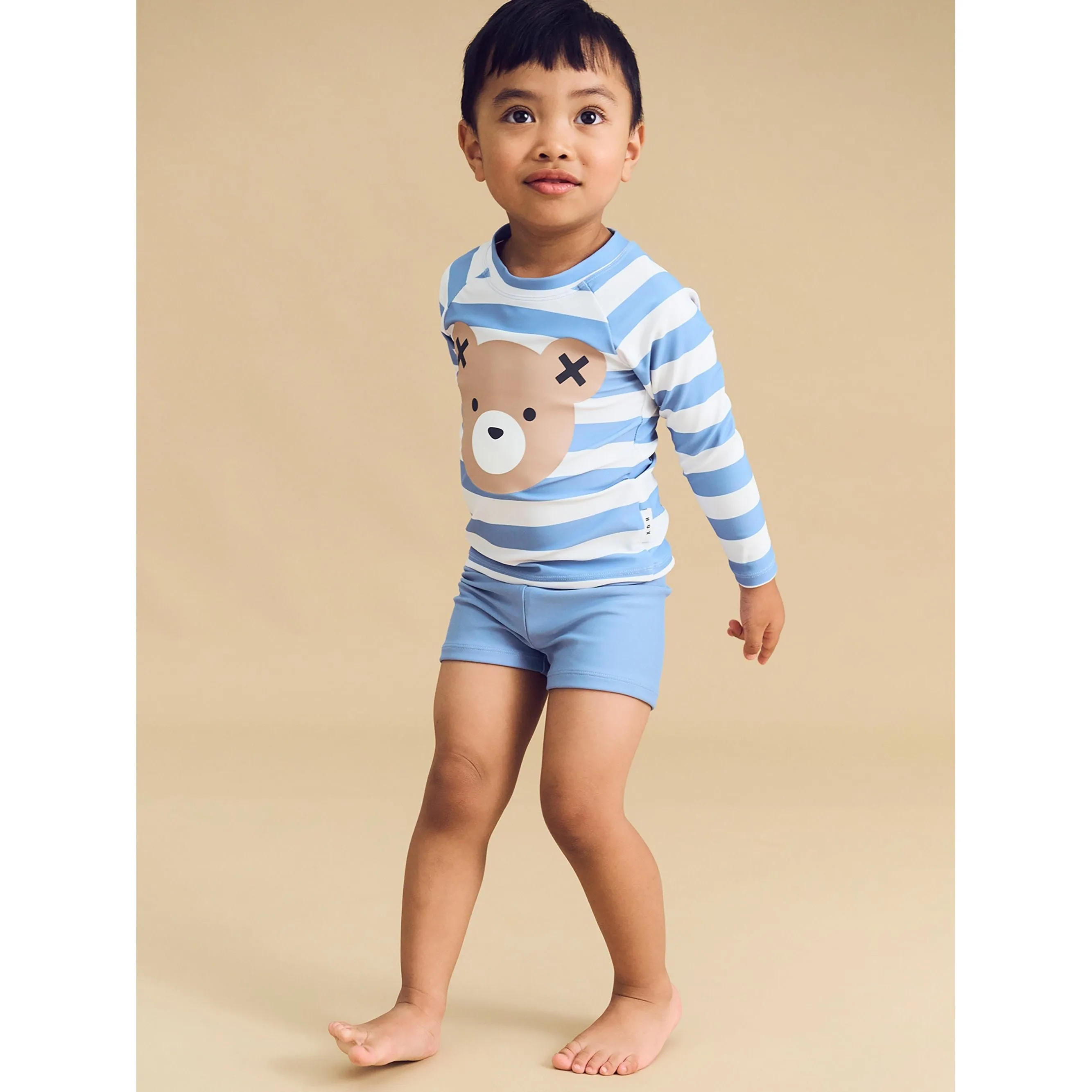 Huxbear Stripe Swim Set