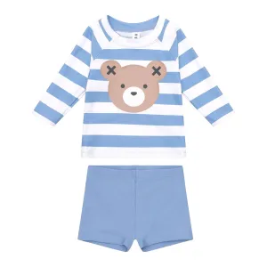 Huxbear Stripe Swim Set