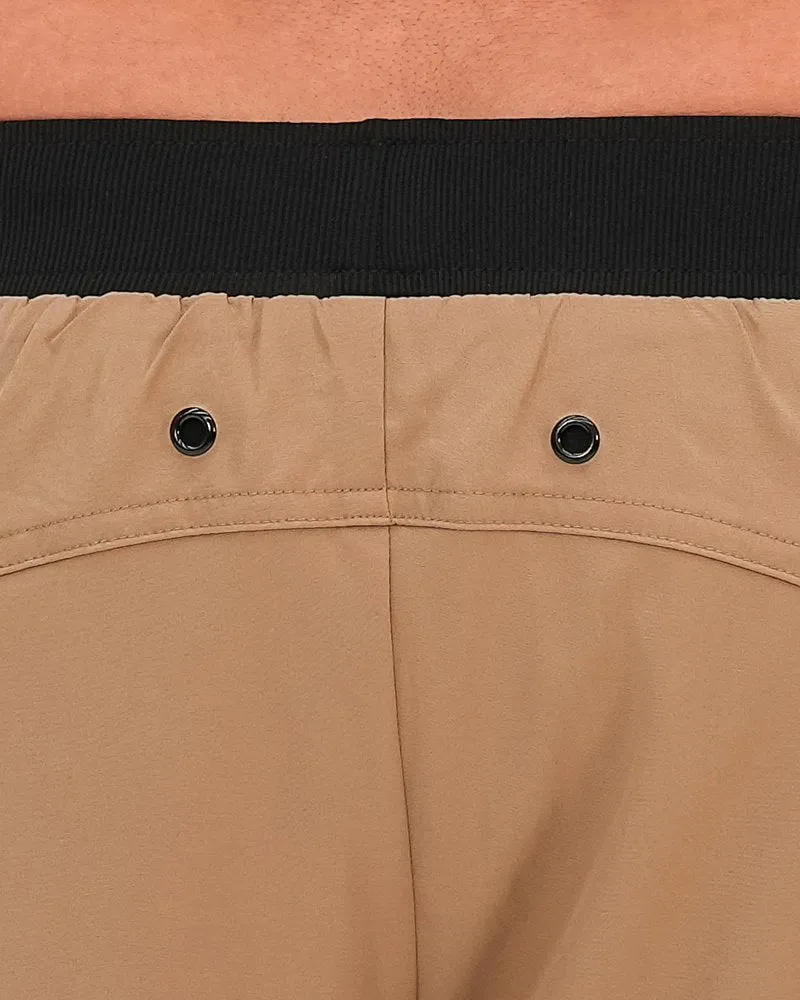 Hybrid Active Shorts - Tan