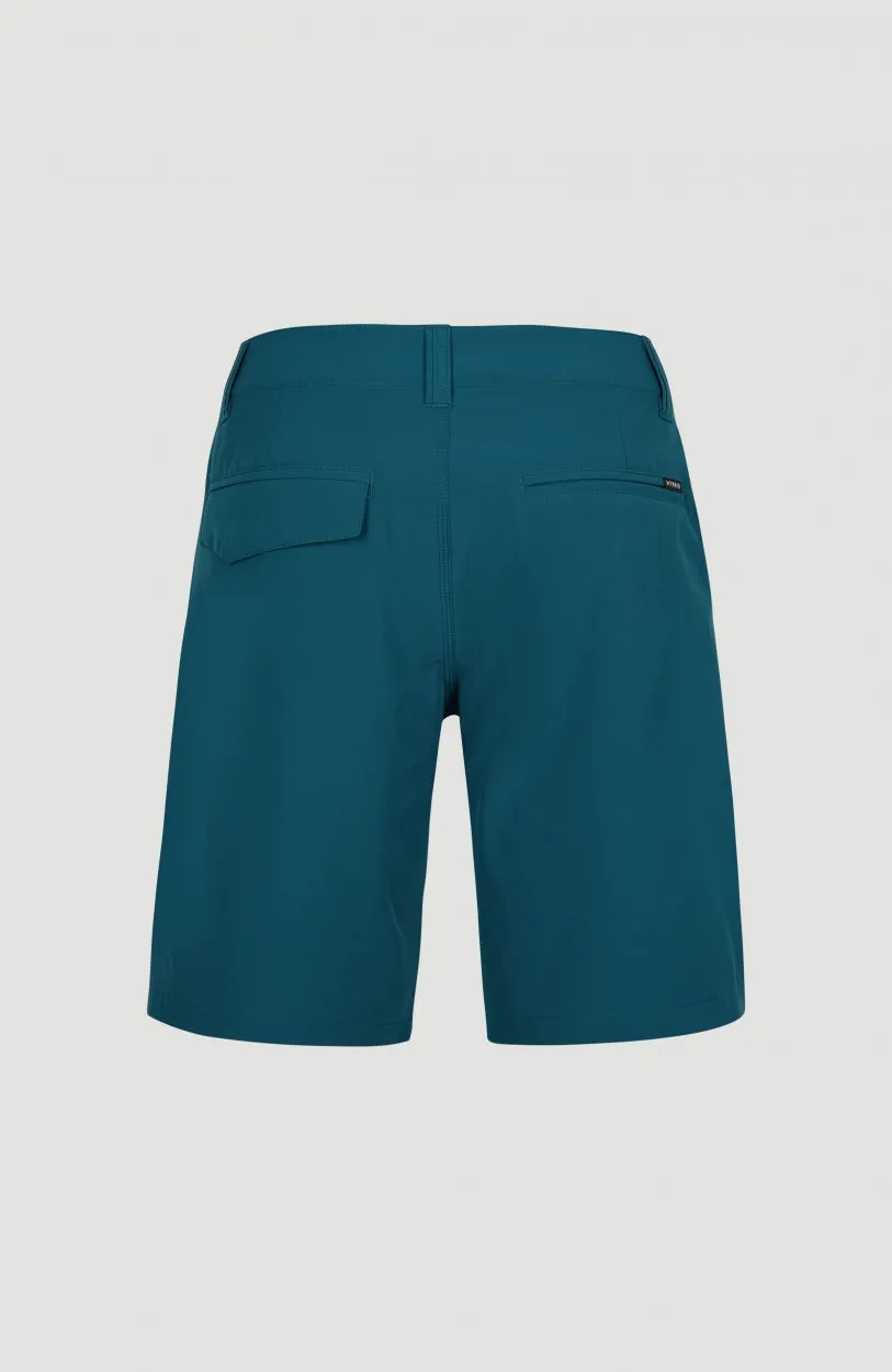 Hybrid Chino-Shorts | Blue Coral