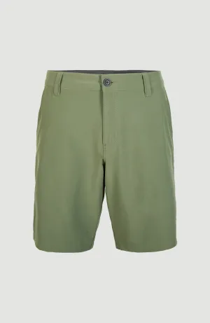 Hybrid Chino-Shorts | Deep Lichen Green