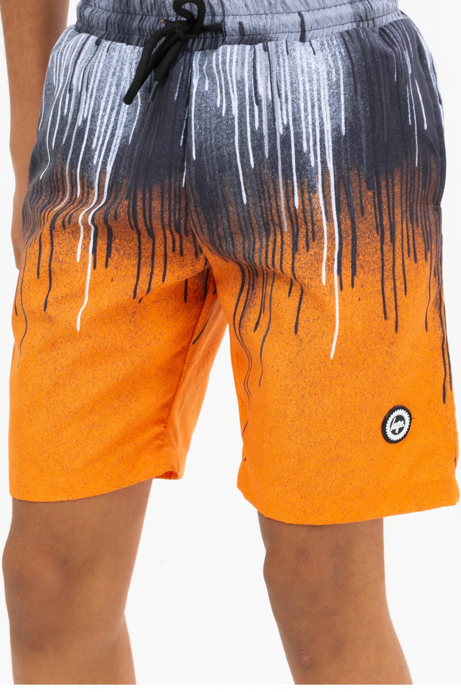 Hype Orange Drips Swim Shorts