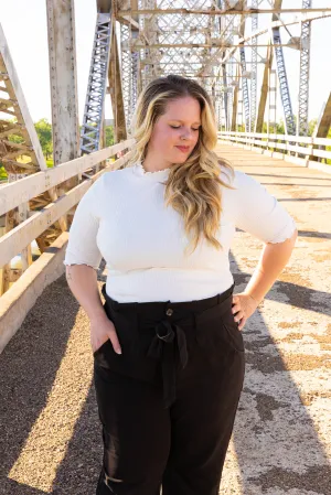 India Mock Neck Top Curvy