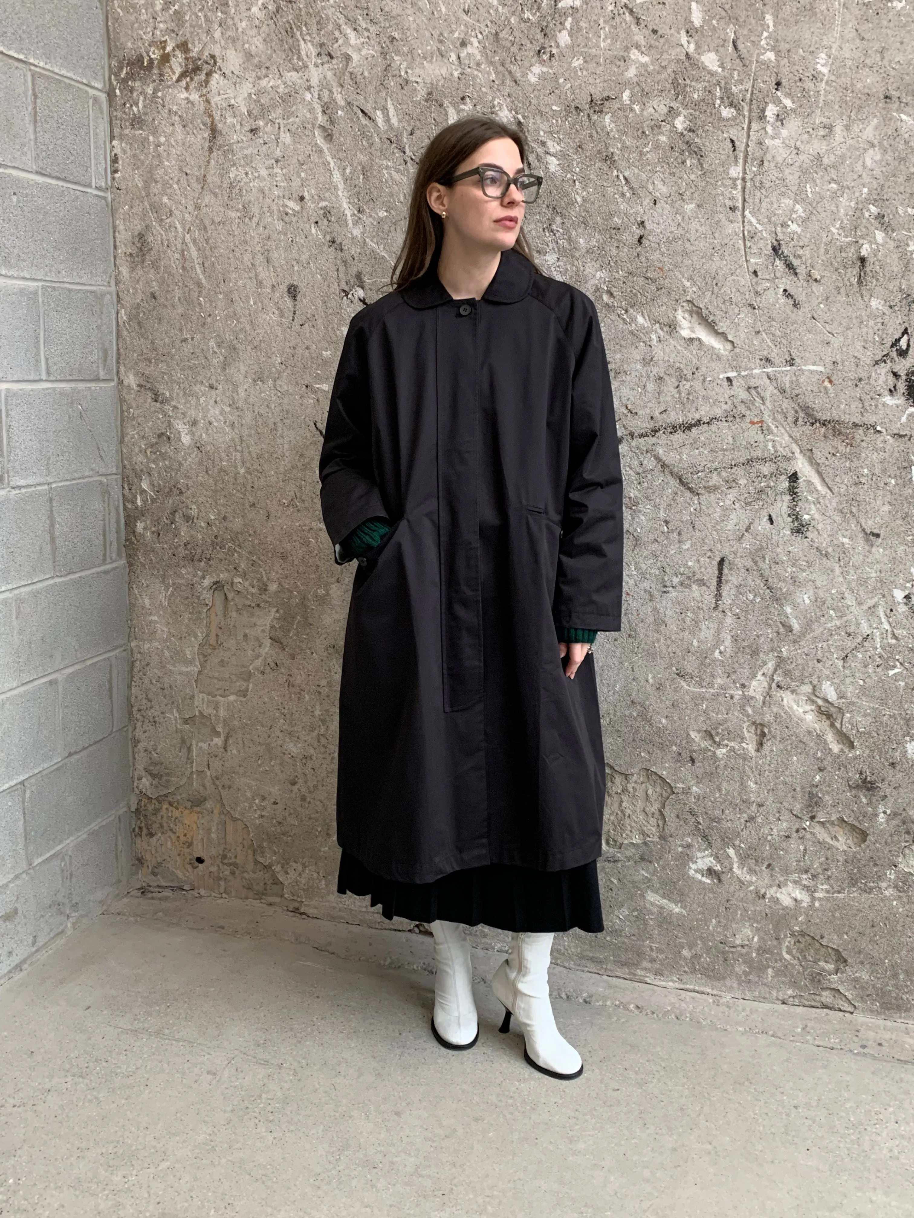 Intentionally Blank rain coat