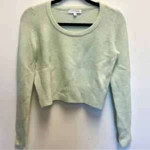 Intermix mint green cropped sweater