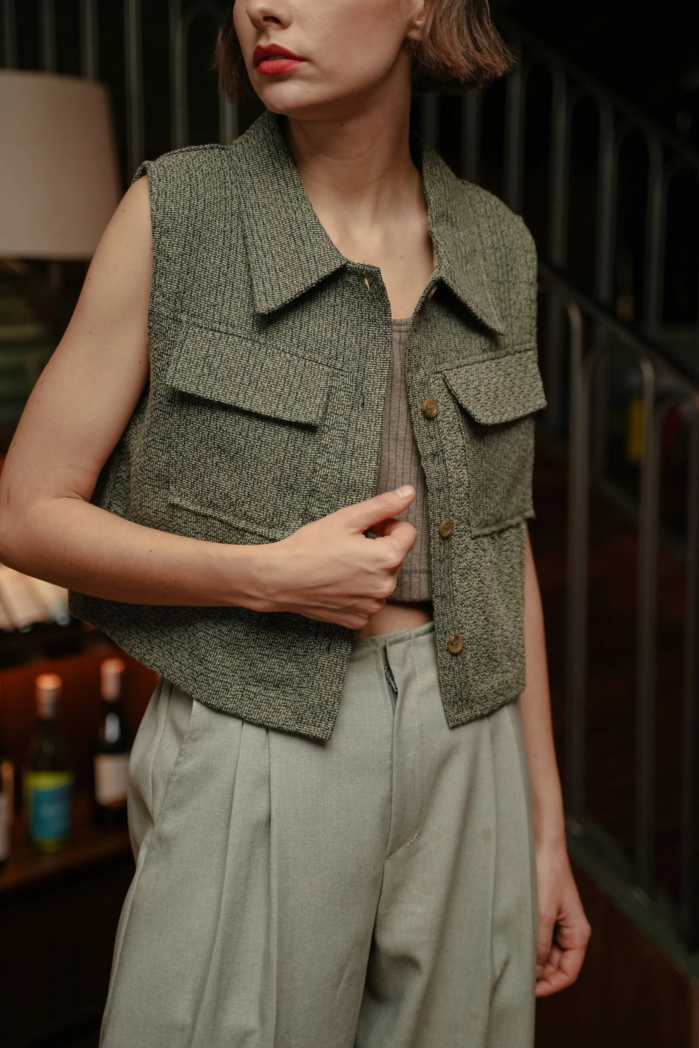 IRINA VEST IN RAIN FOREST