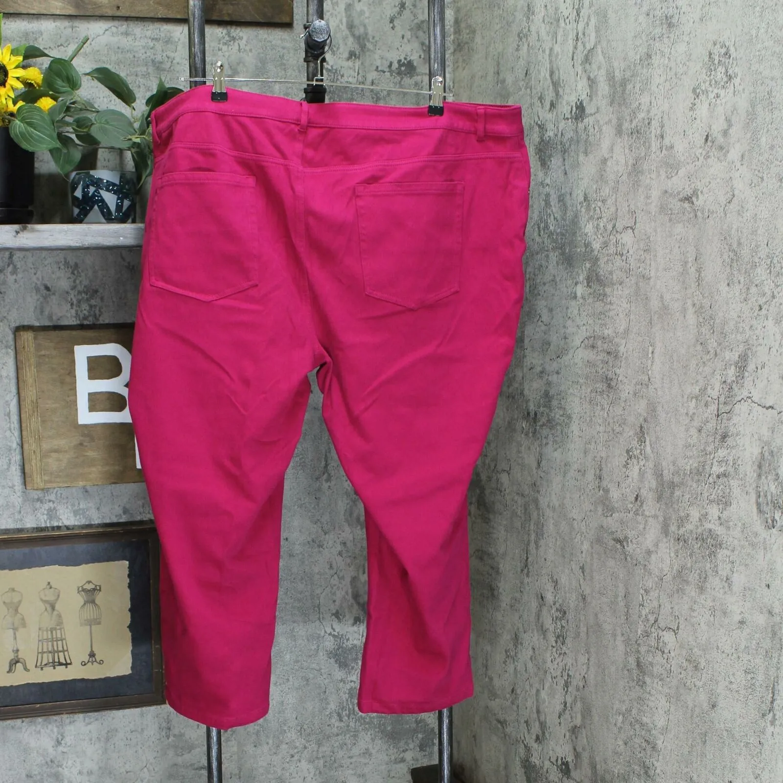 Isaac Mizrahi Live! Plus Size Petite Knit Denim Ankle Jeans