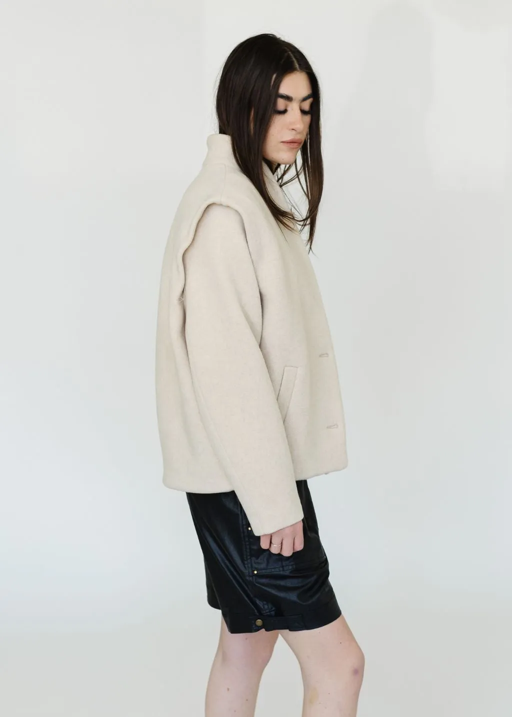 Isabel Marant Drogo Jacket in Ecru
