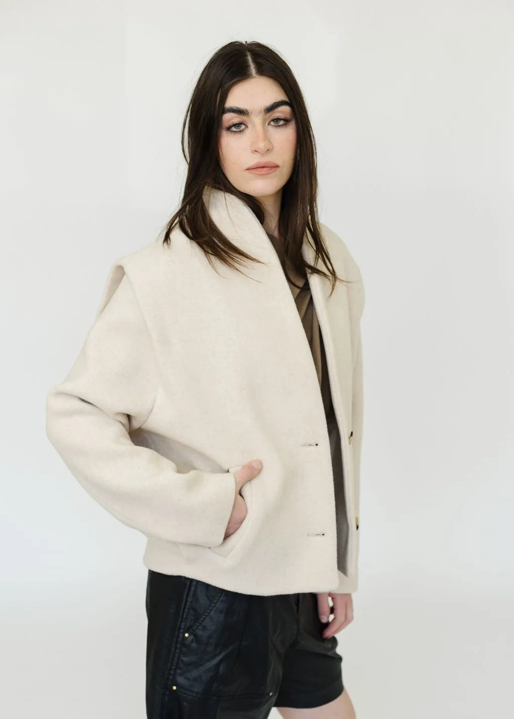 Isabel Marant Drogo Jacket in Ecru