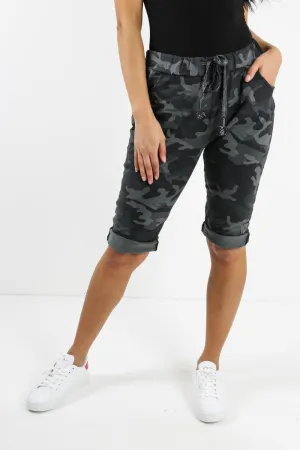 Italian Magic Shorts/Chinos Camo Black