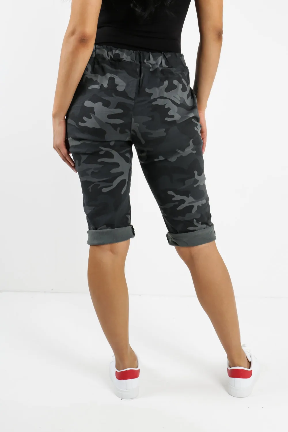 Italian Magic Shorts/Chinos Camo Black