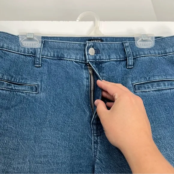 J. Crew Wide Leg Crop Jeans
