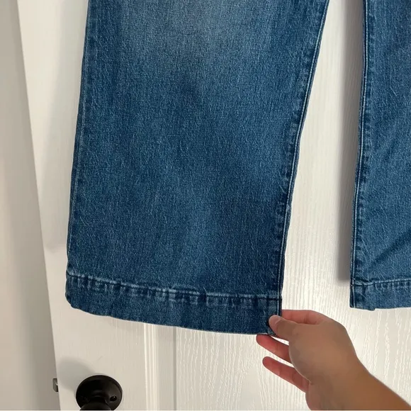 J. Crew Wide Leg Crop Jeans