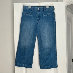 J. Crew Wide Leg Crop Jeans