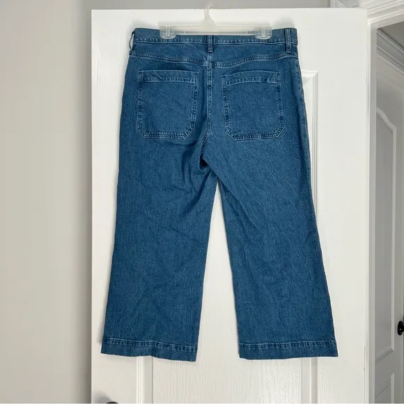 J. Crew Wide Leg Crop Jeans