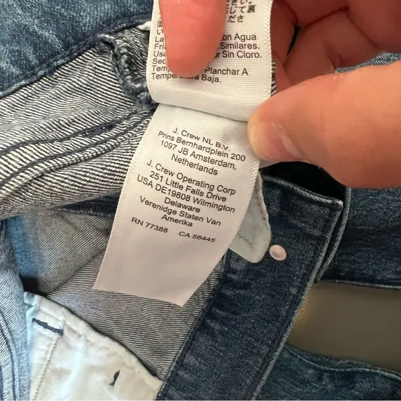 J. Crew Wide Leg Crop Jeans