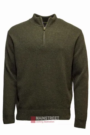 Jack Smith Shetland Wool Zip Pullover