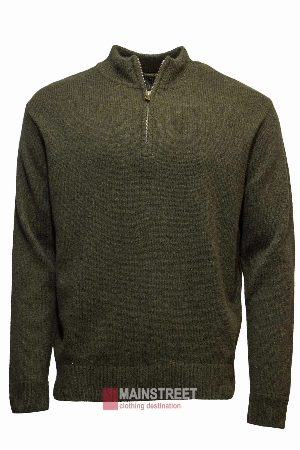 Jack Smith Shetland Wool Zip Pullover