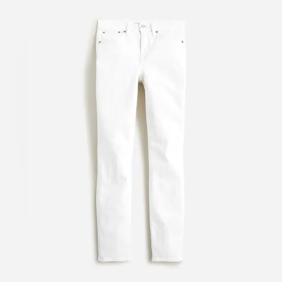 J.Crew Women’s 9&quot; toothpick jean in white wash