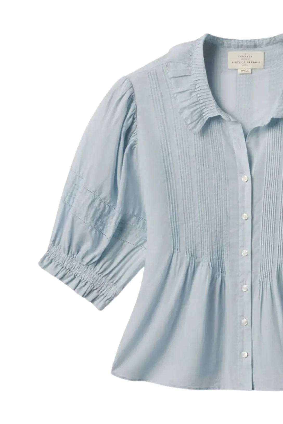 Jess Blouse | Cloud Houndstooth