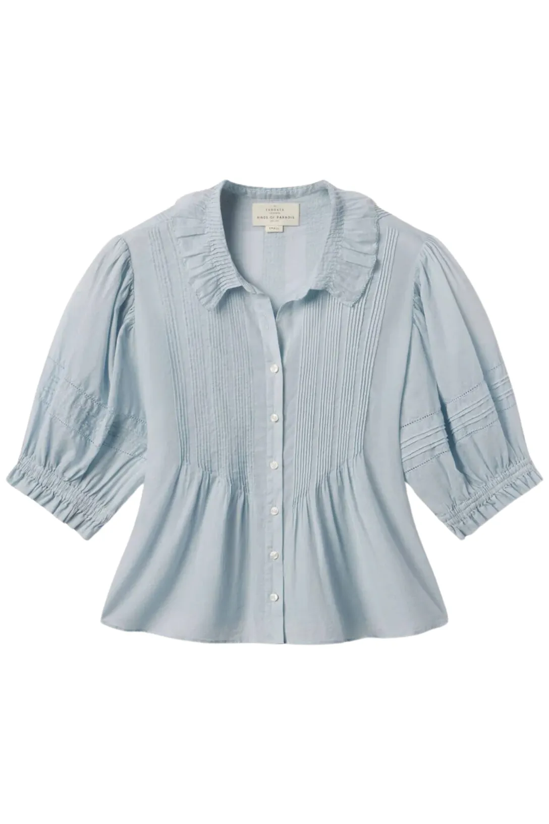 Jess Blouse | Cloud Houndstooth