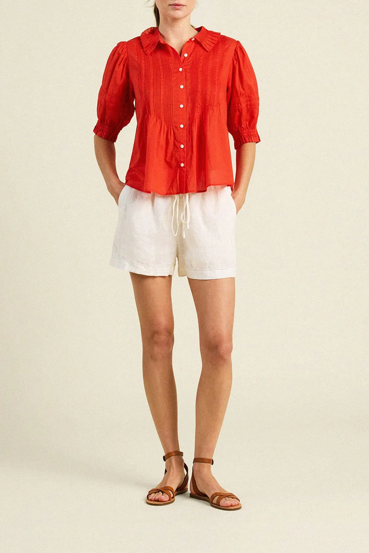 Jess Blouse - Tomato