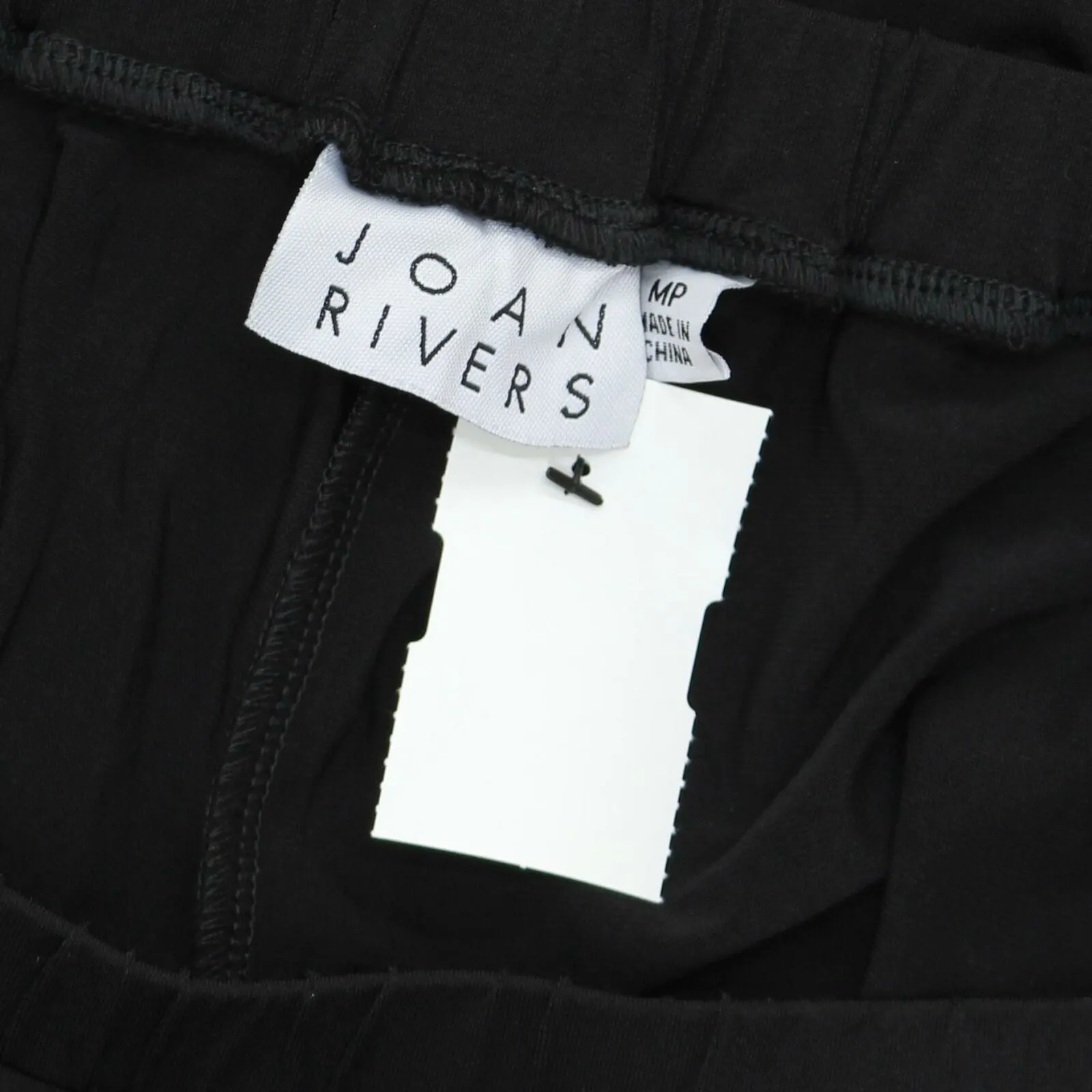 Joan Rivers Petite Pull On Cropped Pants With Lace Cuff Detail