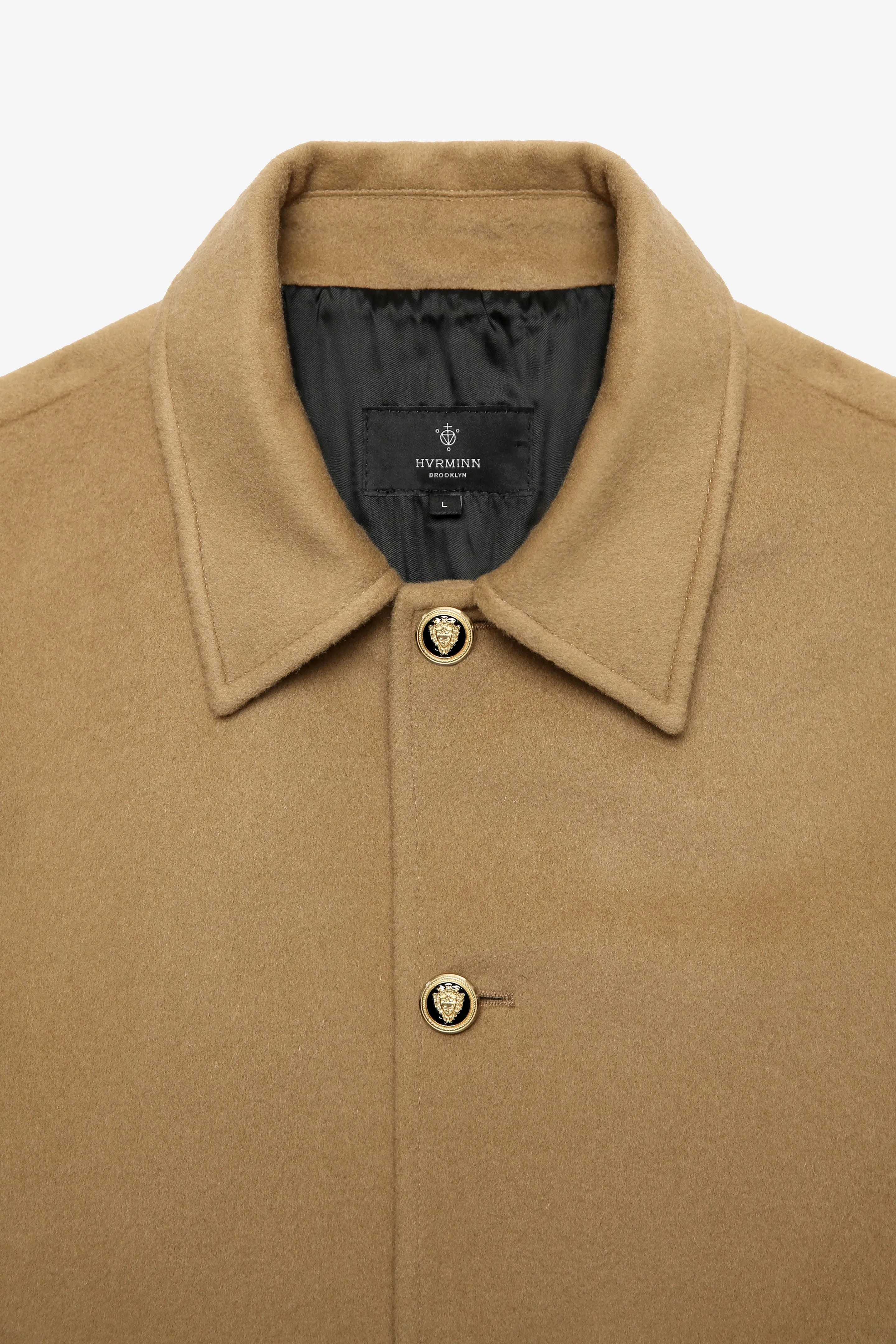 JOHNNIE WOOL CAMEL BLOUSON