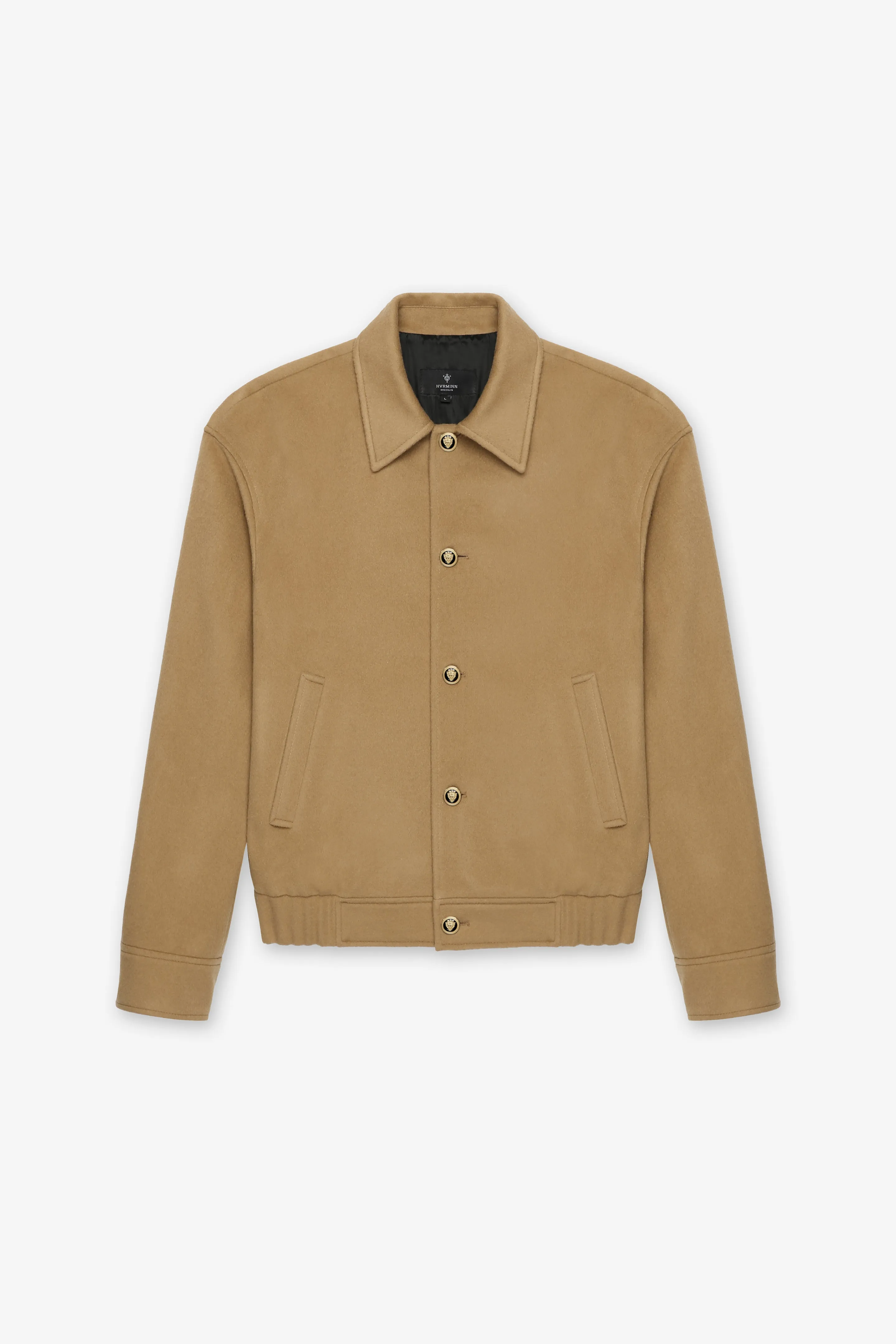JOHNNIE WOOL CAMEL BLOUSON
