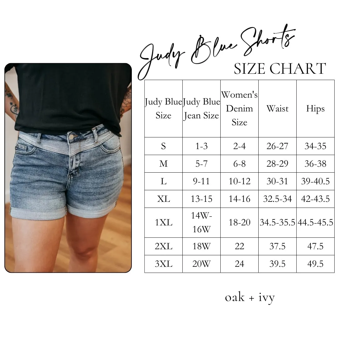 Judy Blue High Rise Front Yoke Shorts *FINAL SALE*