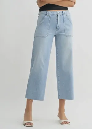 Just Black Denim Petite Palazzo