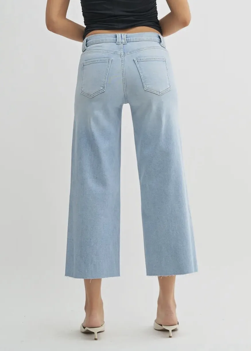 Just Black Denim Petite Palazzo
