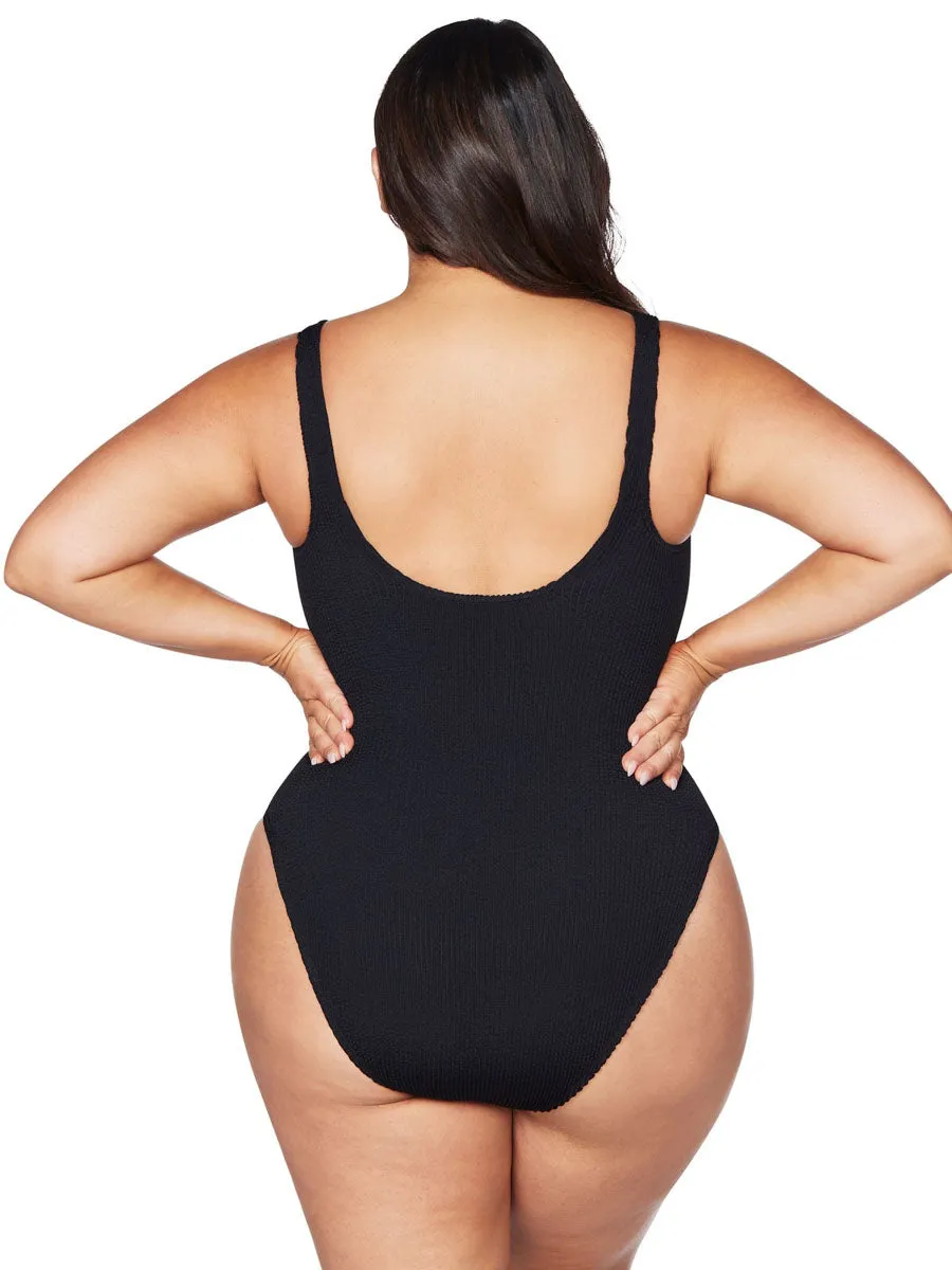 Kahlo One Piece in Black