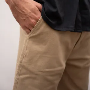 Khaki Cotton Men’s Shorts