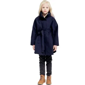 Kids Bris Poncho, Dark Navy