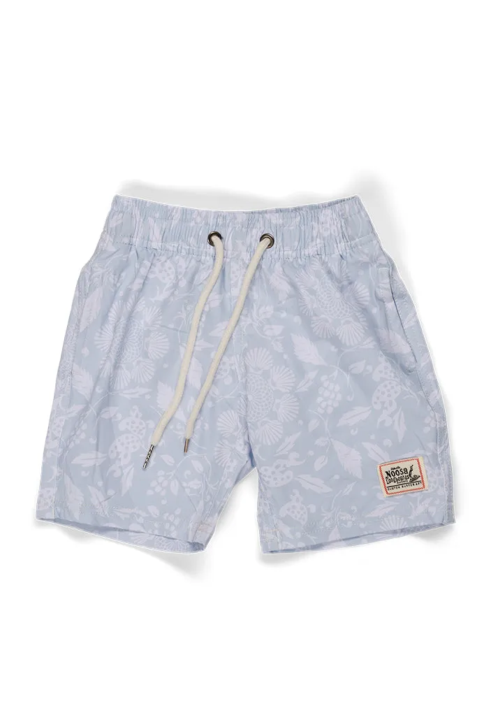 Kids Little Cove Swim Shorts  Light Blue