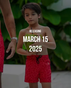 Kids Shorts-Red Mirage