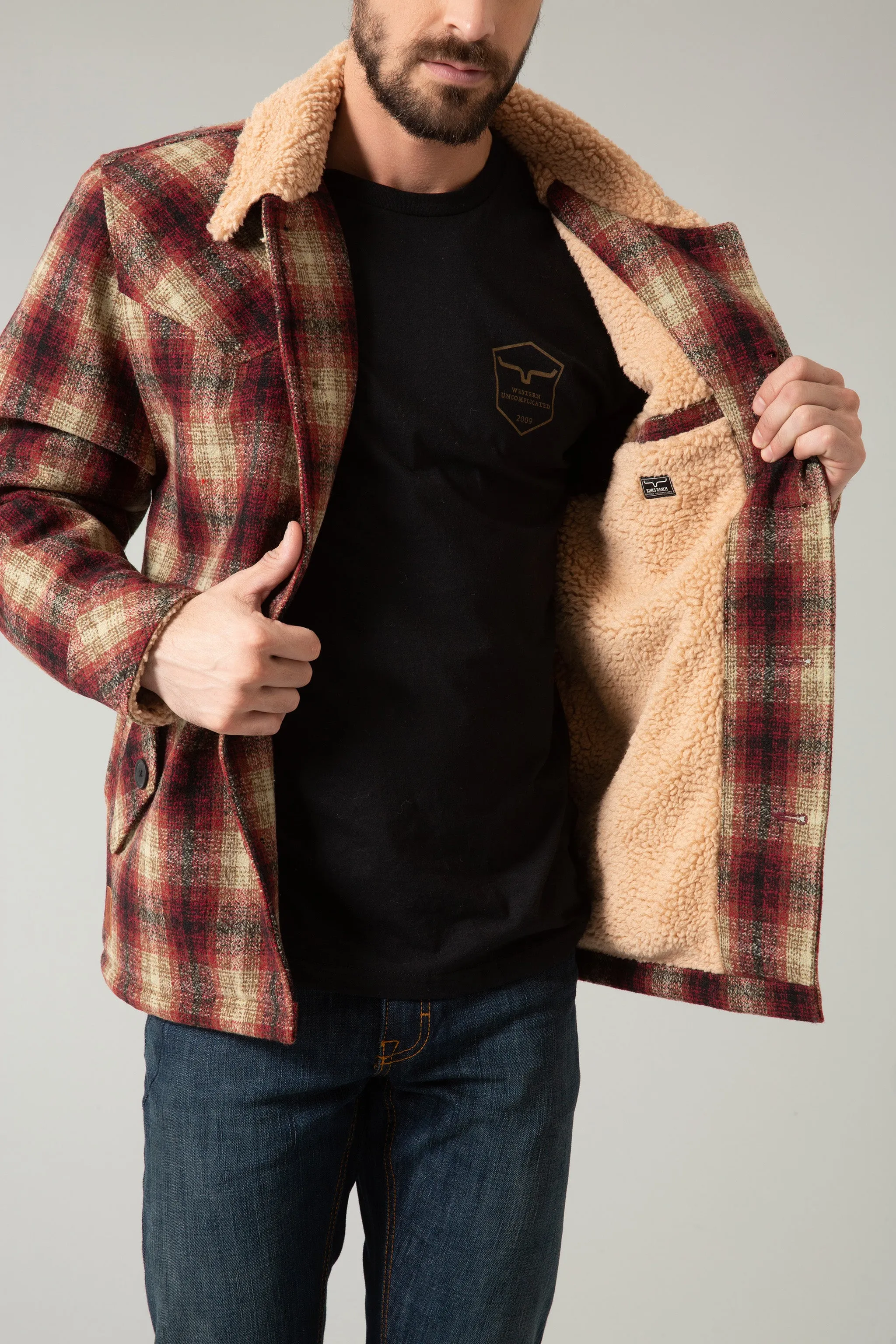 Kimes Ranch Men's Black Big Horn Jacket