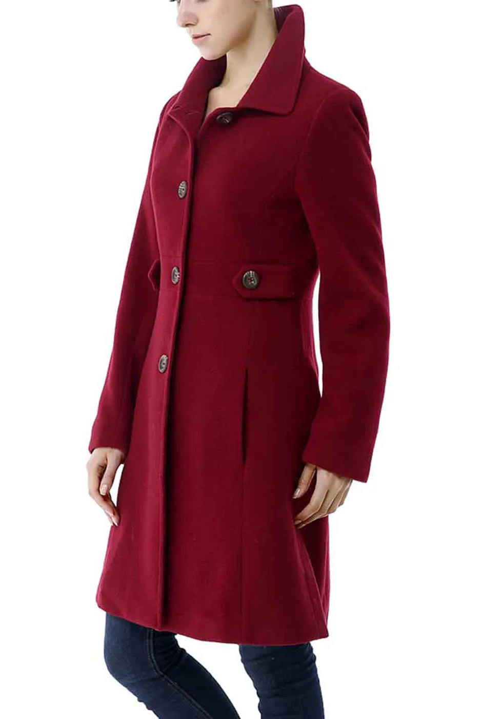 Kimi   Kai Women's "Heather" Wool Walking Coat