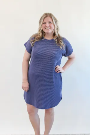 KINDRA CURVY URBAN RIBBED MINI DRESS