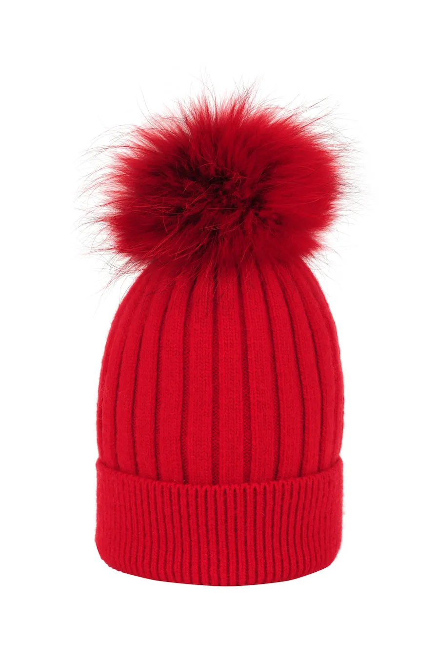 Knit Pom Pom Hat