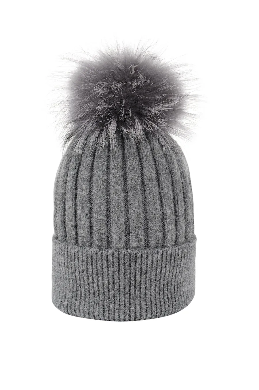 Knit Pom Pom Hat