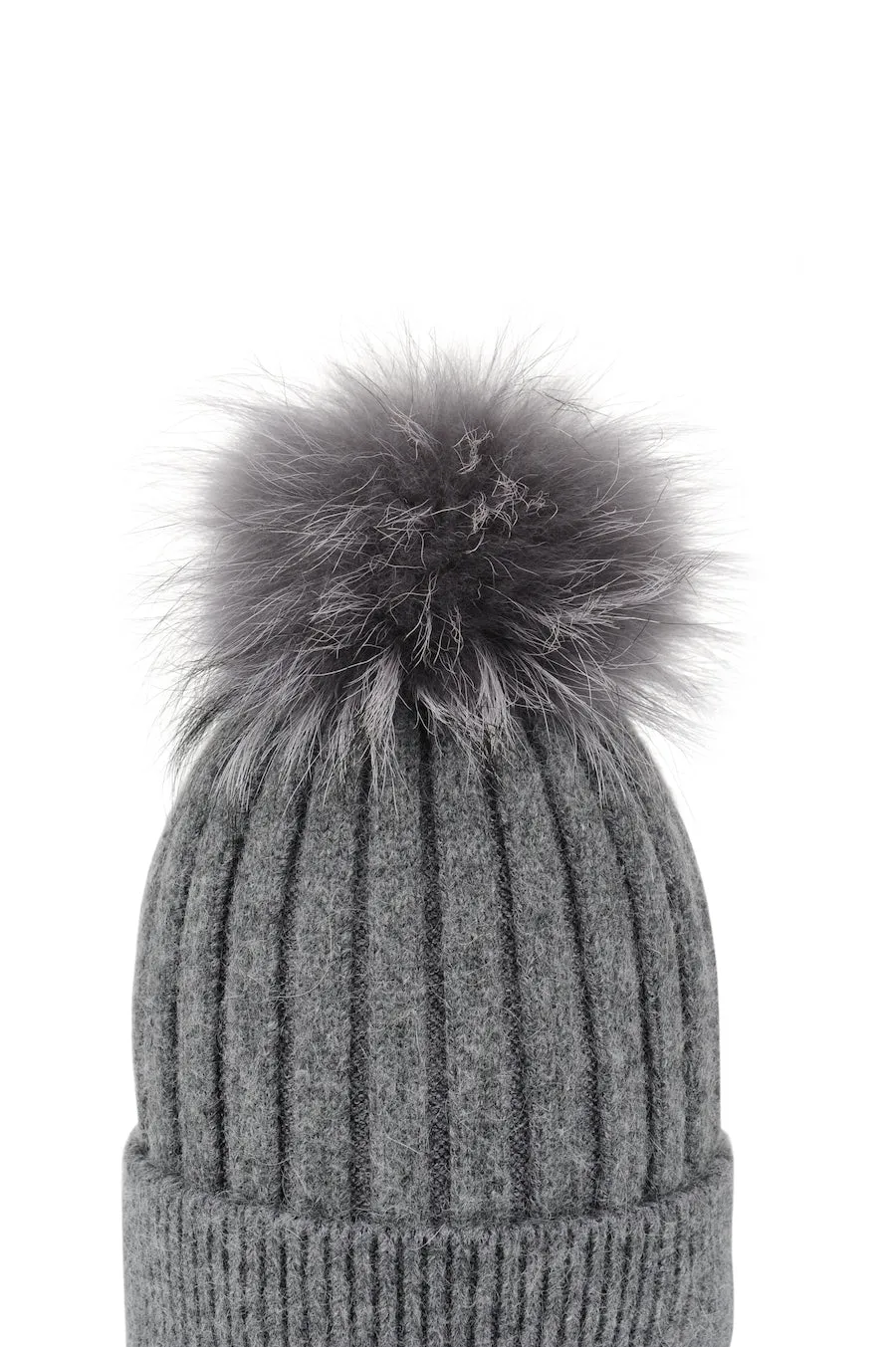 Knit Pom Pom Hat