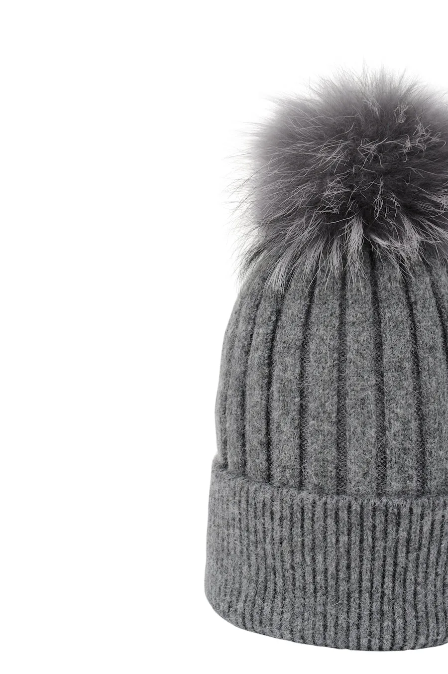 Knit Pom Pom Hat