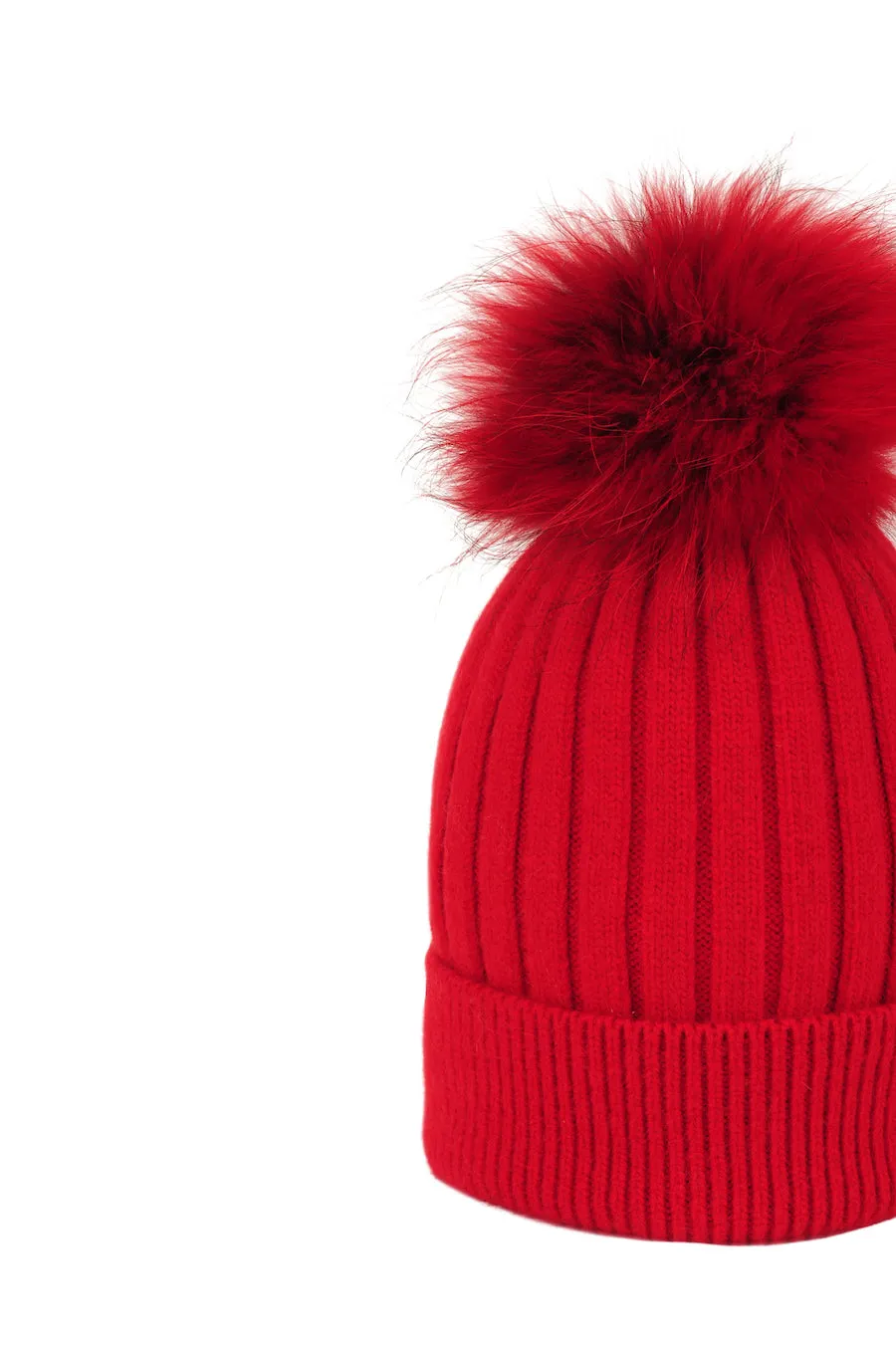 Knit Pom Pom Hat