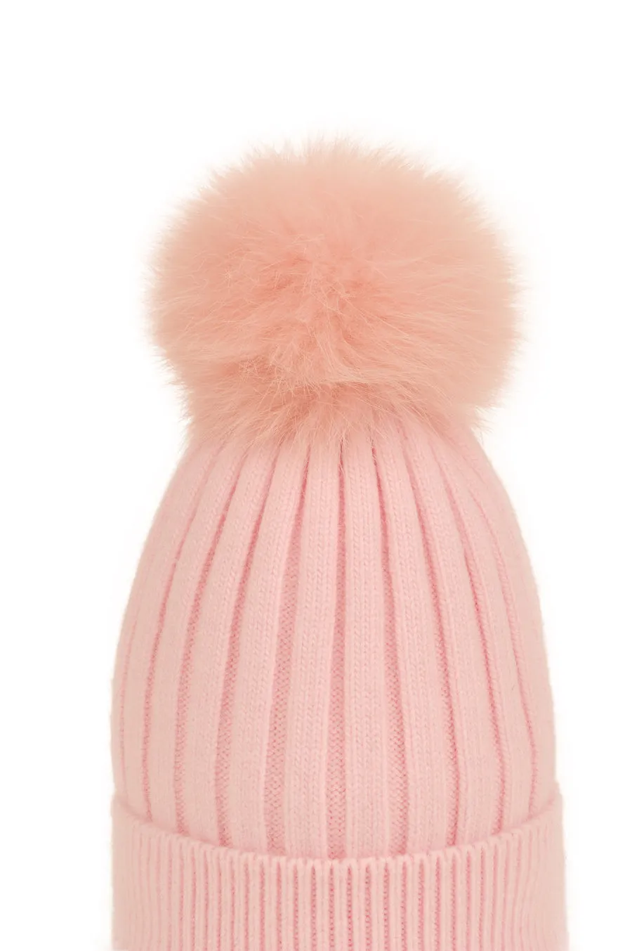 Knit Pom Pom Hat