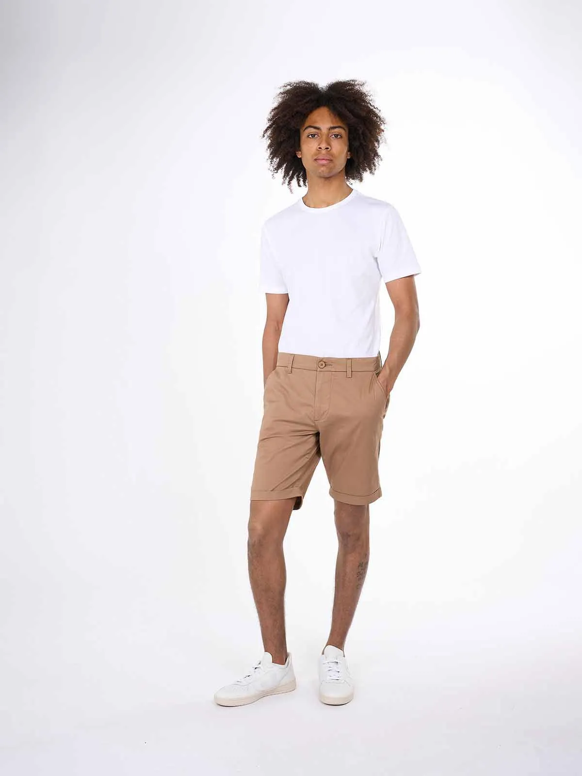 KNOWLEDGE COTTON APPAREL Chuck Regular Chino Poplin Shorts tuffet